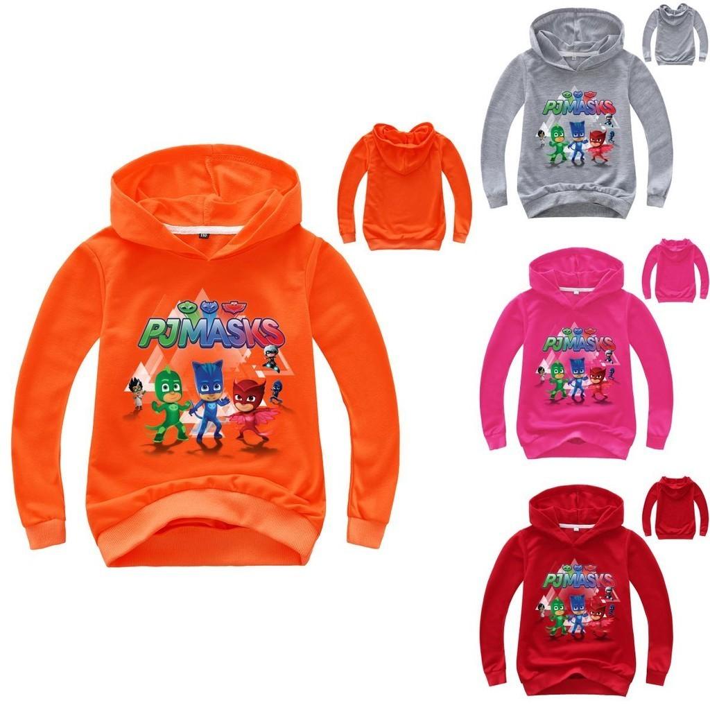 Superhero Pj Masks Kids Long Sleeve Hoodie Stylish And Comfortable Sweatshirt Top