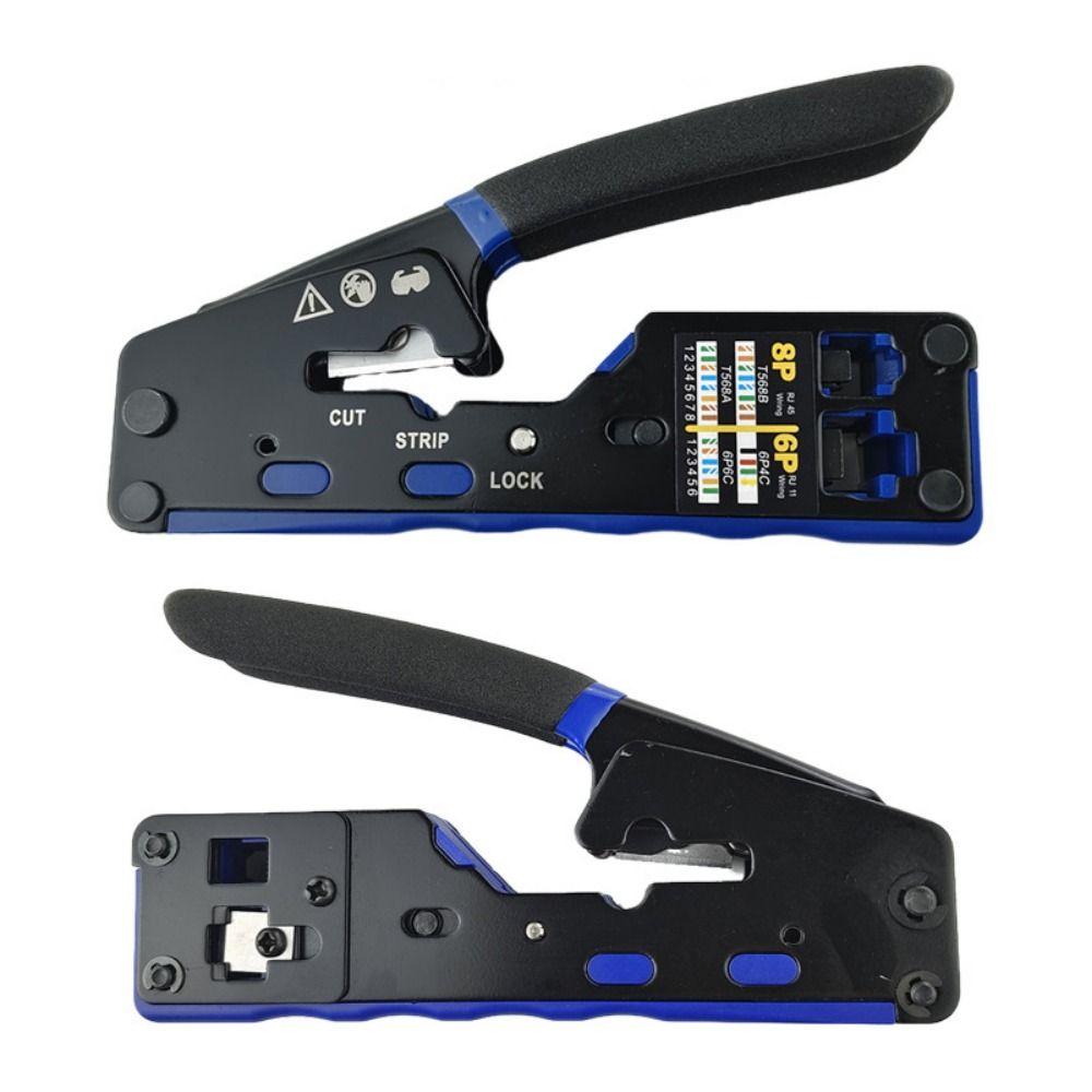 Инструмент для зачистки проводов EZ-Type Эргономичная ручка Щипцы для обжима кабеля Клещи для сетевого кабеля Ремонт сети