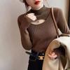 Pullover Sweater Half High Collar Women Spring and Autumn 2022 New Design Sense Niche High Fashion Sweater Knit Sweater Top