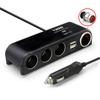 4 Way Multi Socket Car Cigarette Lighter Splitter USB Charger Adapter 12V 24V