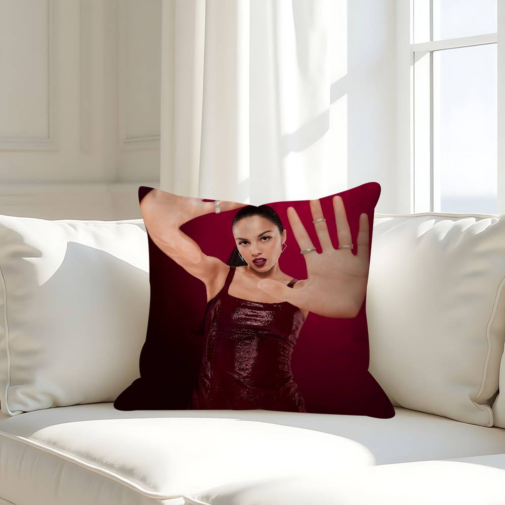 Singer O-Olivia Cool R-Rodrigo Pillowcase Toon Gift Cushion Cover Bedroom Home Sofa Chair Seat Decor Pillow Case