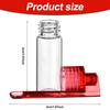 10 Pcs Mini Glass Vials With Spoons, Portable Small Pocket Condiment Box Spice Dispenser Bottle Leakproof Storage Bottles Stash