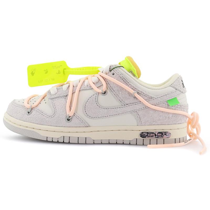 Nike Dunk Low Off White Лот 12 Кеды для скейтбординга DJ0950-100