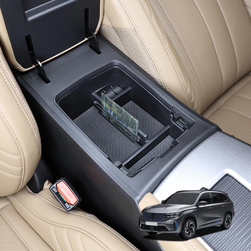 For Renault Grand Koleos 2024-2026 Car Special Central Storage Box TPE Cup Holder Storage Box Accessories LHD