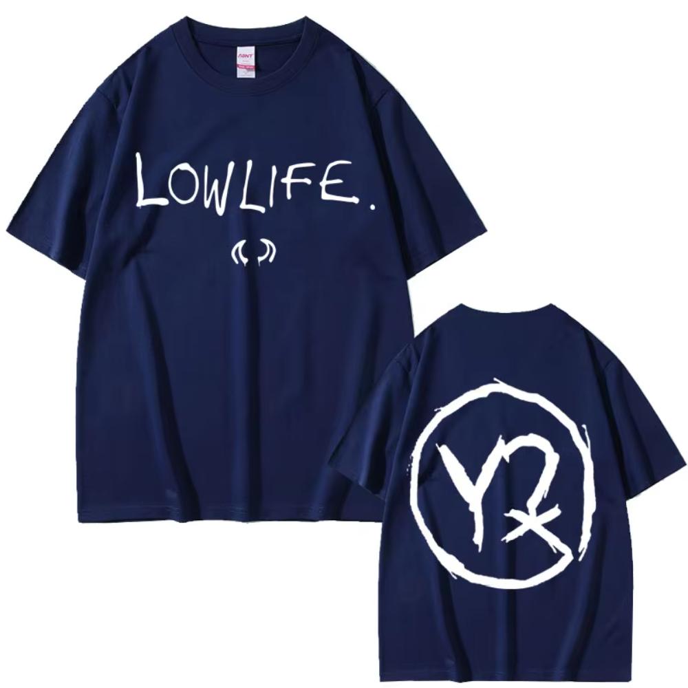 Yungblud Lowlife Album Logo 2026 T-shirts Unisex Women Fashion Rock Retro Short Sleeve Tshirt Unisex's Casual Cotton Oversized T Shirt