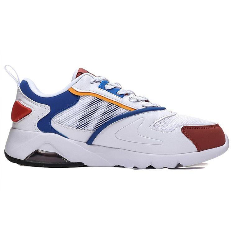 Li-Ning Breathable Rebound Low-Top Running Shoes Men Sneakers White Blue Red AGCP219-1