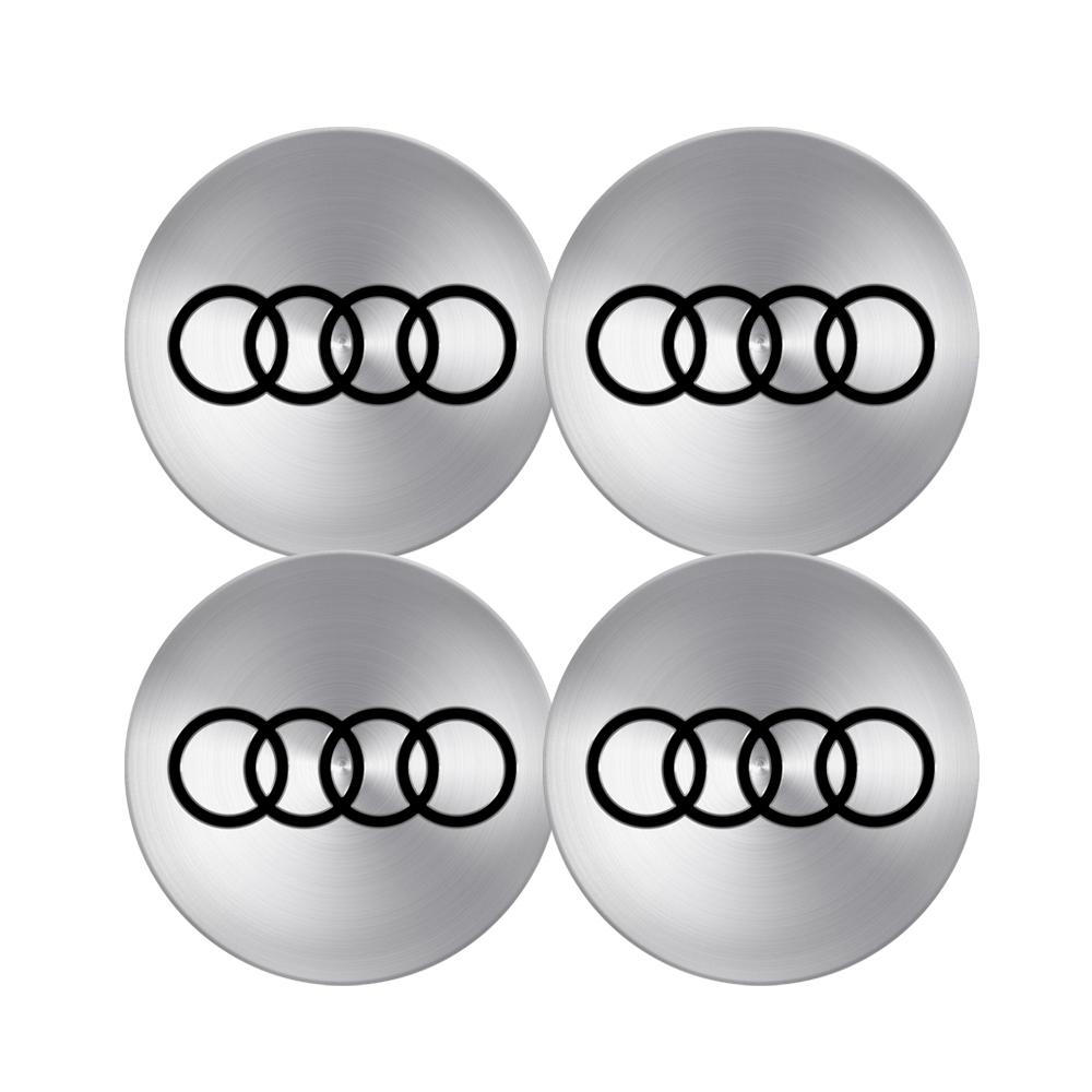 Для Audi A7 4 шт. Колпачок ступицы колеса автомобиля Значок Эмблема Наклейка Наклейка на колесо для Audi Sline A1 A2 A3 A4 A4L P 8V 8L RS RS3 RS4 RS5 RS6 S1 S2