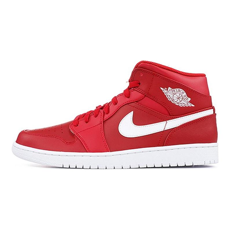 Jordan 1 Ретро Средний Зал Красный Белый 554724-600