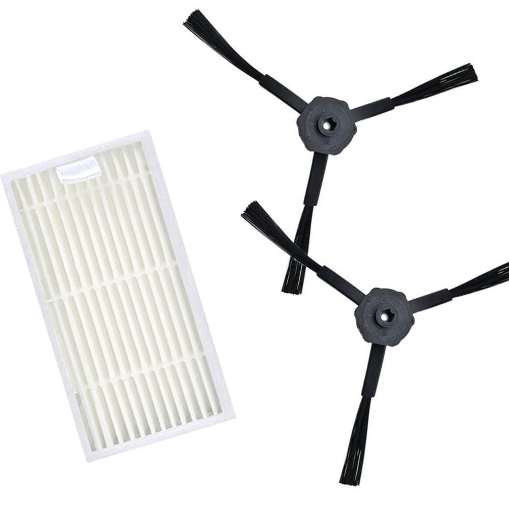 Primary HEPA Filter Side Brush Replacement for ILIFE V3 V3s V5 Pro X5 V55 V50 Robot Vacuum Cleaner Parts
