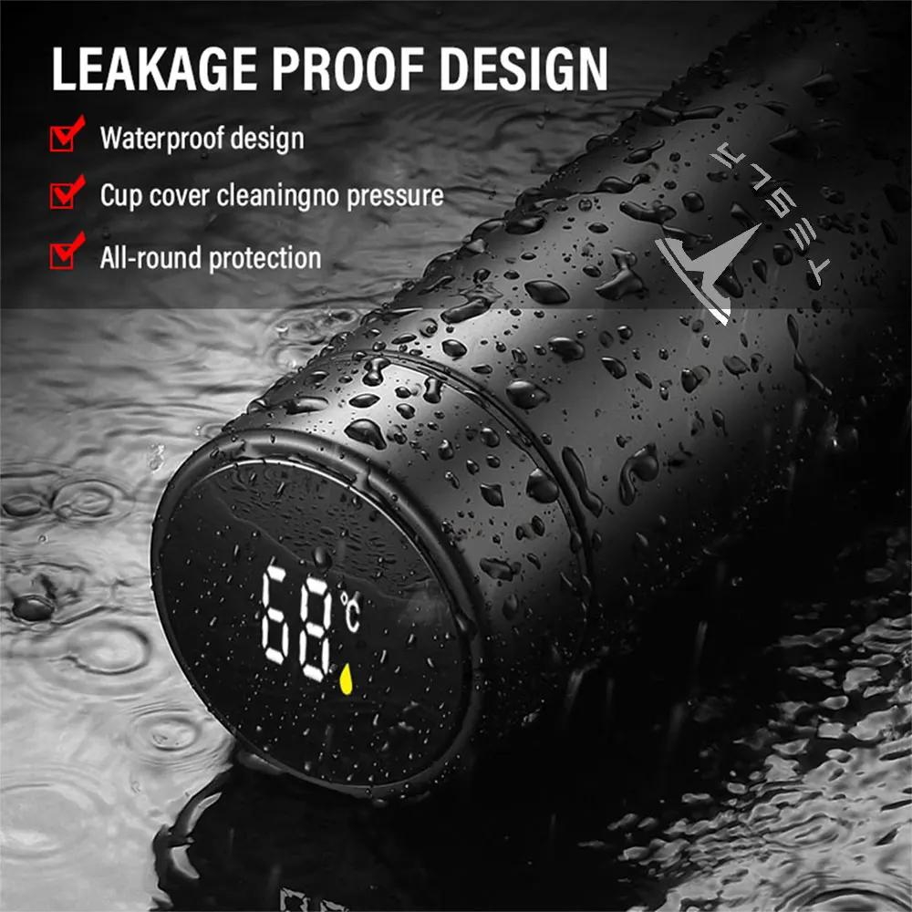 Car Sticker Tesla Commercial Stainless Steel Temperature Control Intelligent Insulated Cup For Tesla Model 3 Y S X Roadster Jugu