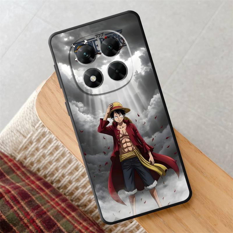 Чехол для Xiaomi Redmi Note 9S 9 10 11 12 Pro 11s 7 8 10S 13 14 Pro Plus 12s Черный Мягкий Чехол для Телефона One Piece Мультфильм Комикс