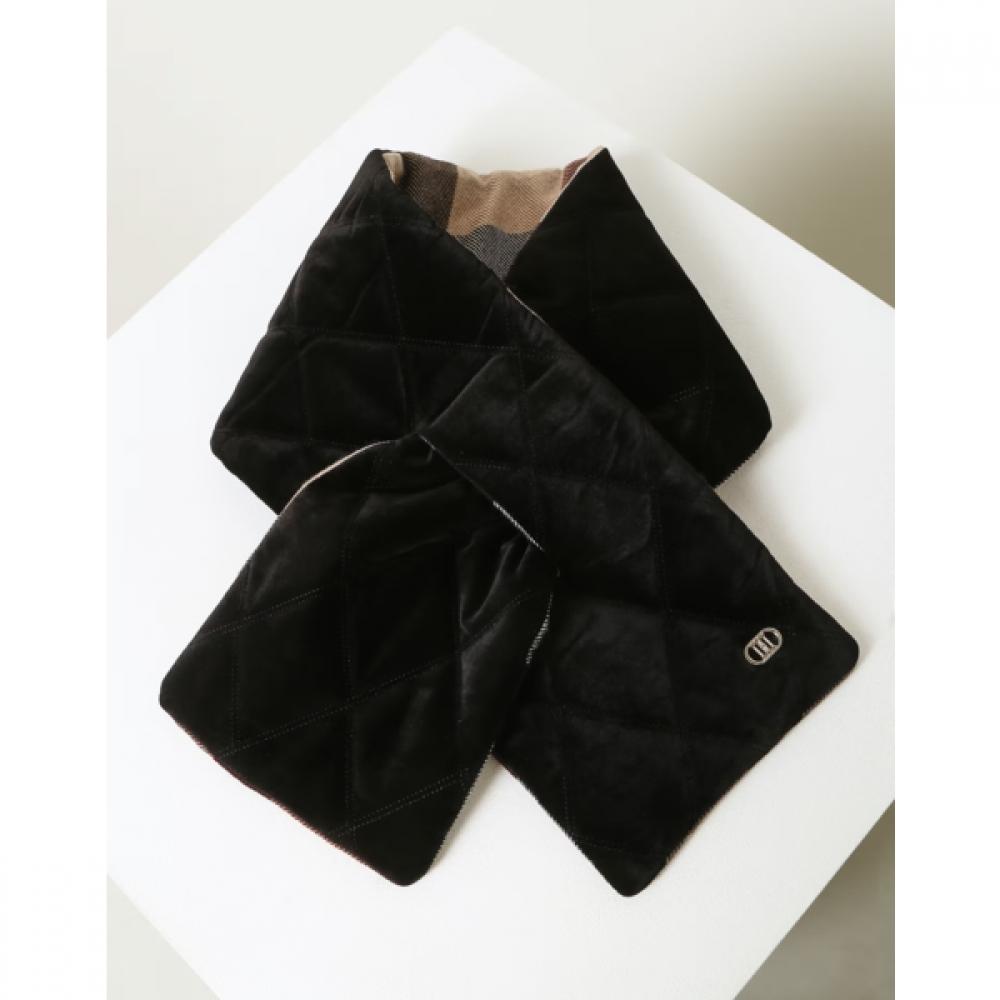 Daks Velvet Reversible Muffler Black Dcmu6f867bk