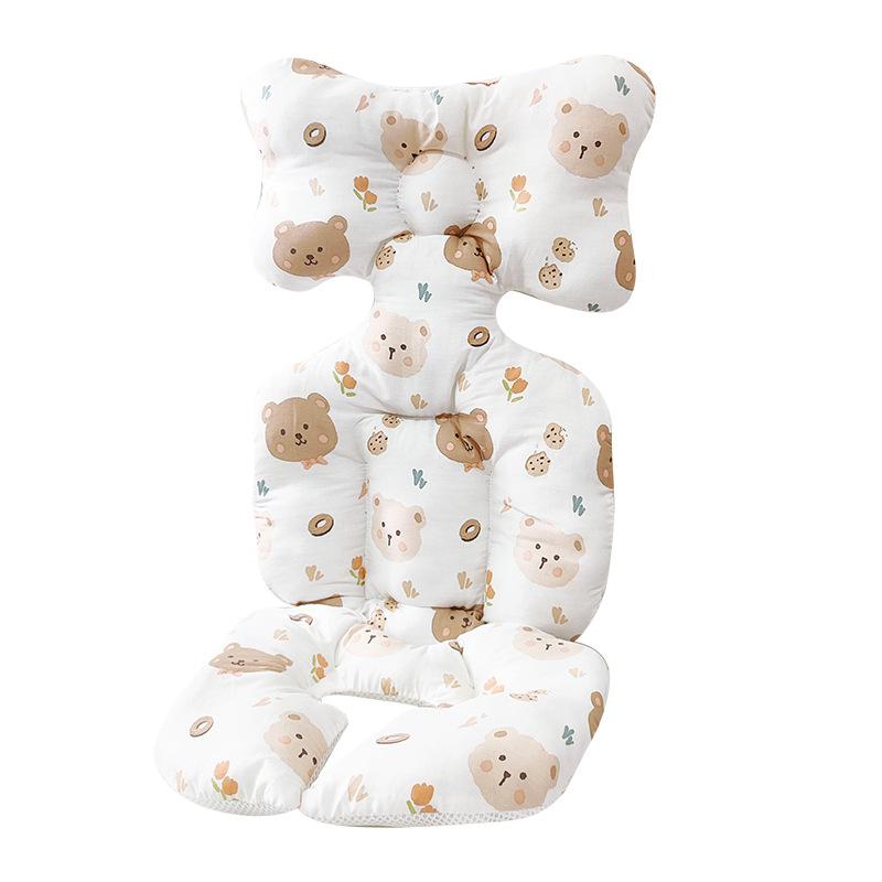 Подушка для сиденья коляски Подушка для коляски Детский прогулочный артефакт Утолщенная хлопковая подушка Подушка для детского обеденного стульчика