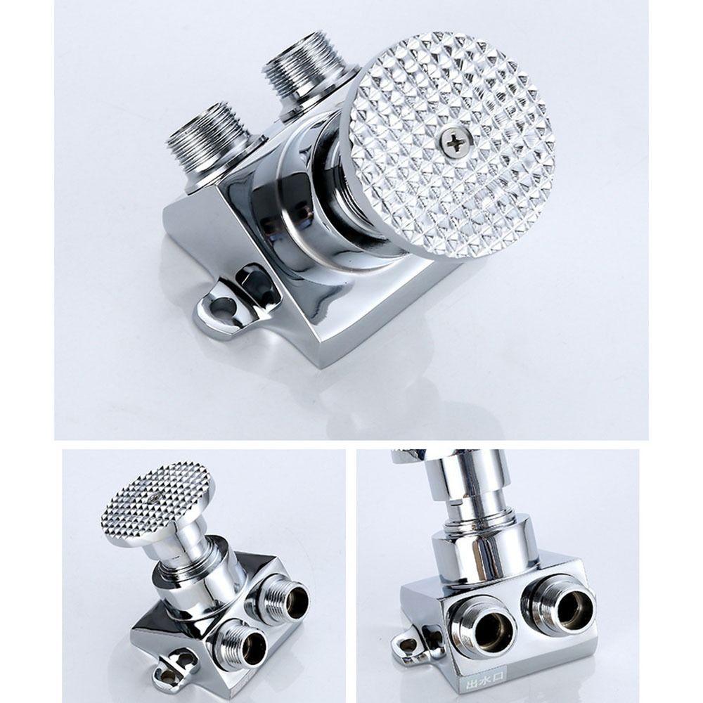 Односторонняя холодная педальная вентильная арматура Водосберегающая Латунная конструкция Смеситель для ванной комнаты Наклонный Тип Напольный кран Педальный Слив для ванной комнаты