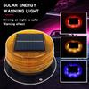 Solar Power 8 LED Magnetic Warning Light For Car Truck Strobe Automatic Vehicle Emergency Beaco E9T8