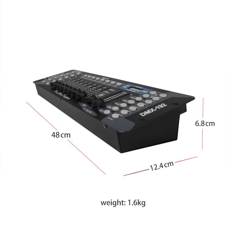 DMX512 Сценический свет DMX-контроллер Консоль DMX 192 Контроллер для светодиодных вращающихся головок для вечеринок на сцене DJ Light DMX Диско-оборудование