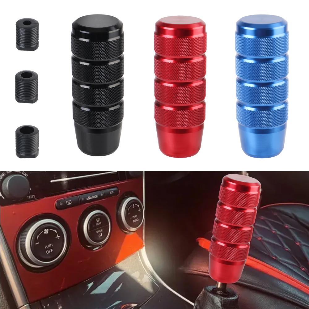 Ручка переключения передач для механической коробки передач 95 мм, универсальная, алюминиевая, с насечкой, ручка рычага переключения передач, новый стиль, нескользящая