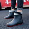 Немецкие нескользящие дождевые сапоги мужские теплые дождевые сапоги до середины голени плюс бархатные водонепроницаемые туфли кухонная обувь для мойки автомобиля обувь для рыбалки женская