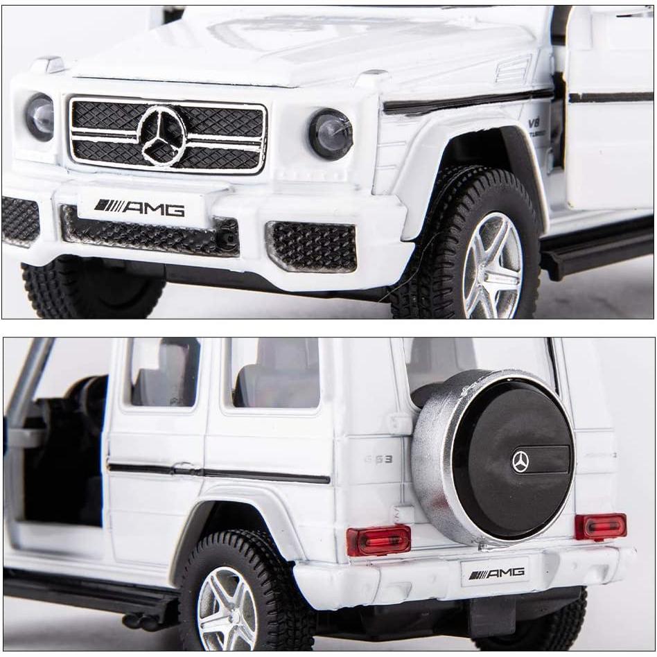 1/36 Scale G63 Casting Car Model, Zinc Alloy G Wagon Toy Car for Kids, Pull Back Vehicles Toy Car for Toddlers Kids Boys Girls Gift
