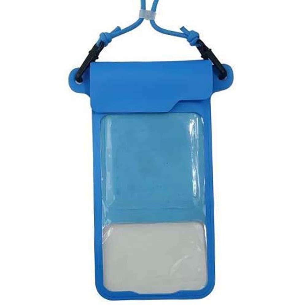 Adjustable Strap Waterproof Phone Pouch Sealed Large Capacity Transparent Hanging Neck Bag Lightweight Solid Color