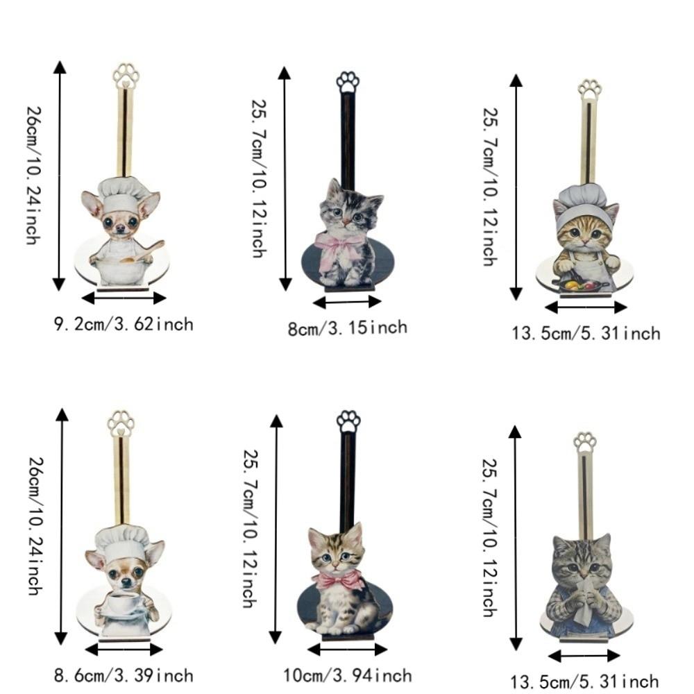 Adorable Tissue Holder Bow Roll Paper Standing Rack Desktop Decoration Kitchen Towel Rack Bathroom