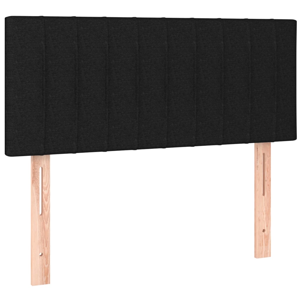 Box Spring Bed with Mattress Black 80 x 200 cm Fabric