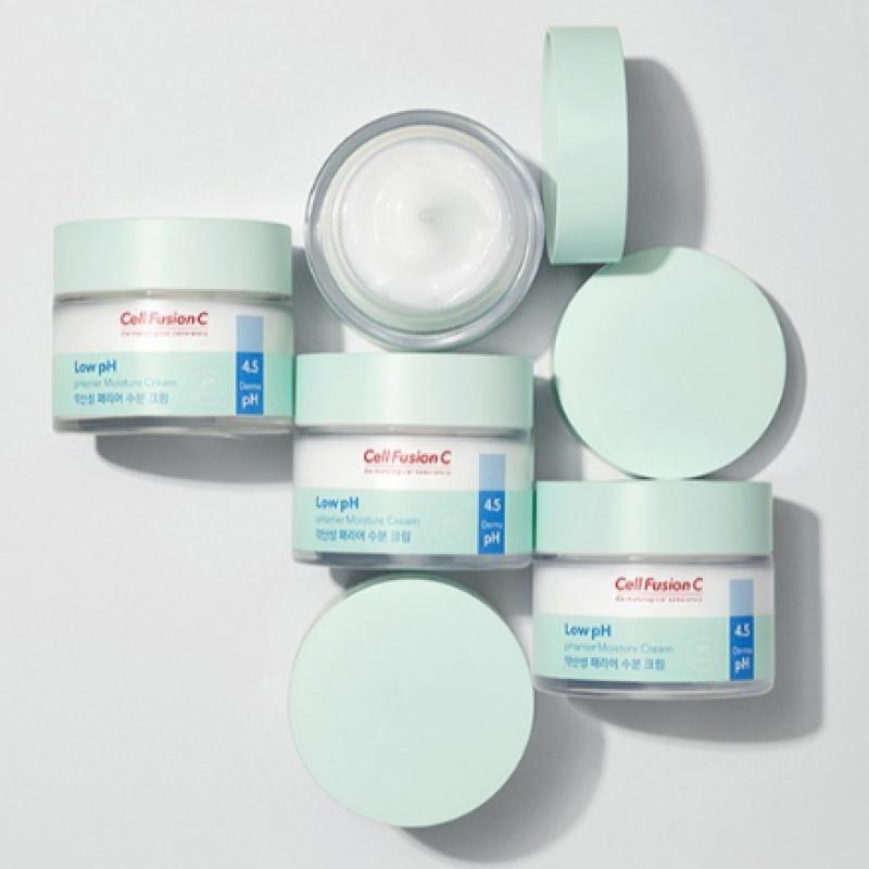 Cell Fusion C Слабокислотный увлажняющий крем Farrier, специальный набор 80 мл + 40 мл 