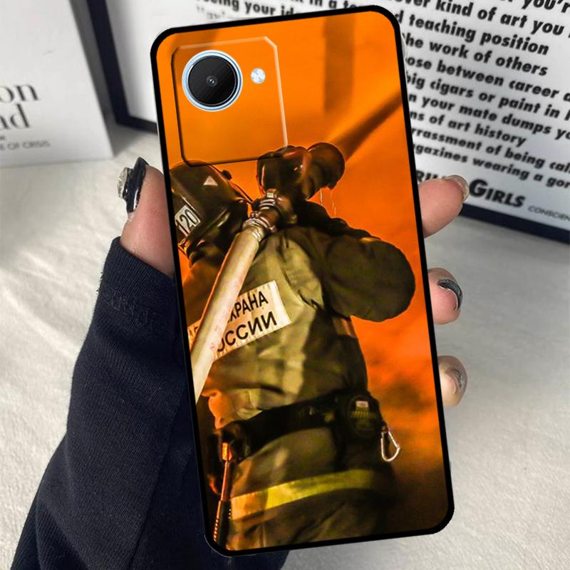 Герой-пожарный Для Realme C55 C75 C67 C63 C51 C61 C53 C35 C65 C71 11 12 13 14 Pro Plus GT6 GT7 15 Pro Чехол