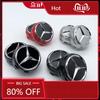 WVWGI1 For Mercedes Benz New 4Pcs 75mm Car Styling Wheel Center Cap Hub Covers Badge Car Accessories For Mercedes Benz AMG C63 C43 E53