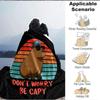 1Pc Capybara Sunset Vibes Flannel Blanket, Soft And Comfortable, Casual Warm, Camping Travel, Christmas, Halloween Xmas Gift L1383