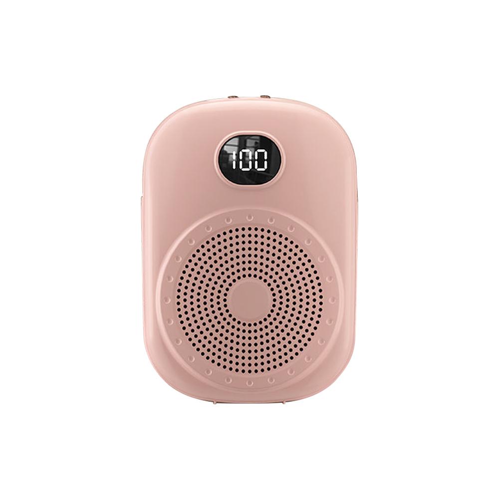 Voice Amplifier Portable Megaphone PA System with Wired Head Mounted Microphone BT Wireless