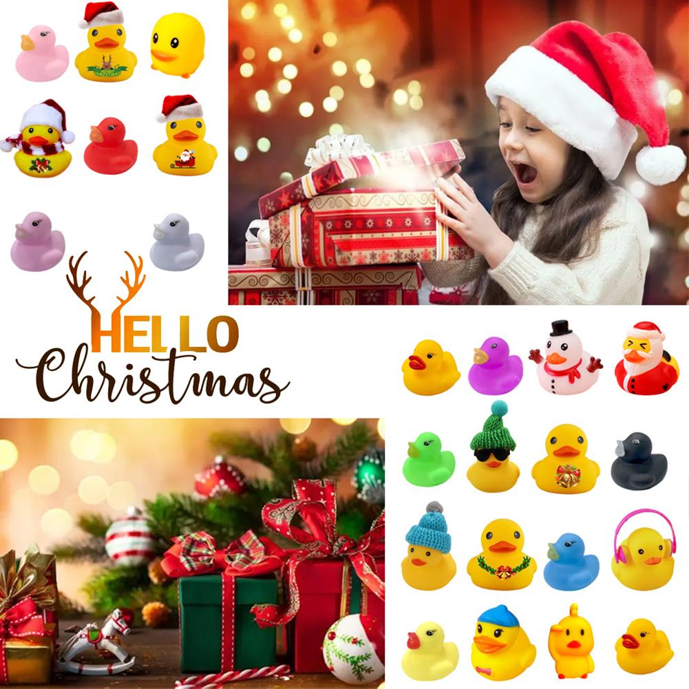 Christmas Rubber Ducks Advent Calendar For Kids Christmas Countdown Calendar Toy Christmas Ducks Blind Box Gifts For Boys Girls