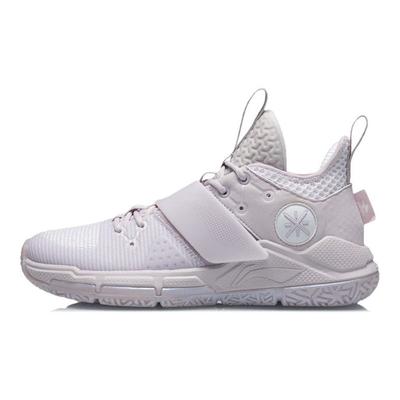 Баскетбольные кроссовки Li Ning Wade Block Shock Absorbing Non-Slip Wear-Stick с низким верхом для мужчин, розовые ABPR065-5