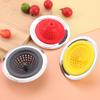 4pcs Kitchen Sink Basin Filter Strainer Sewer Floor Drain Cover Hair Catcher Stopper Waste Peel Net for Bathroom Accessories