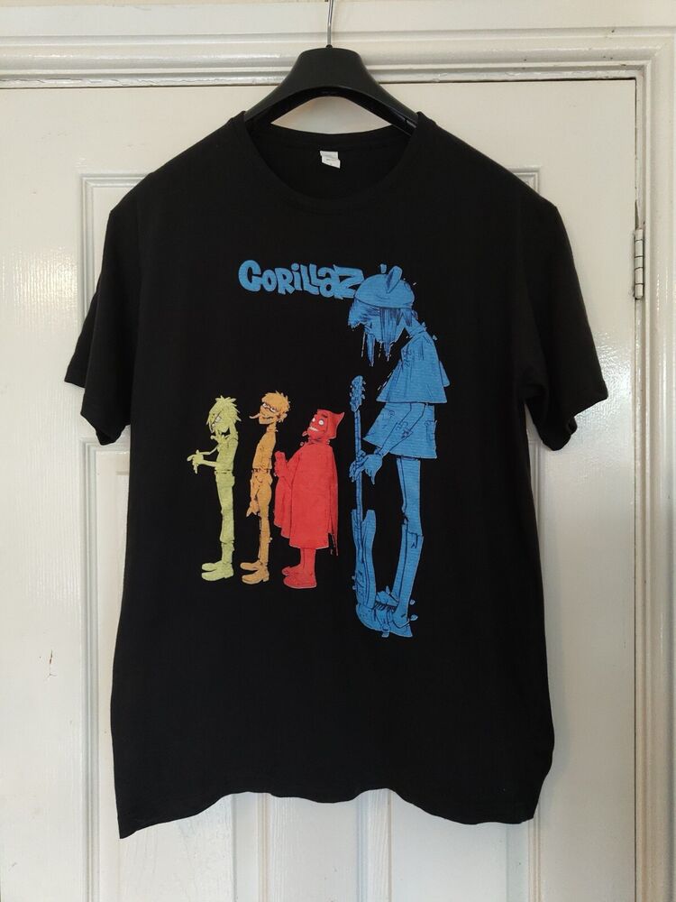 Черная футболка унисекс Gorillaz Rock The House Ltd Edition