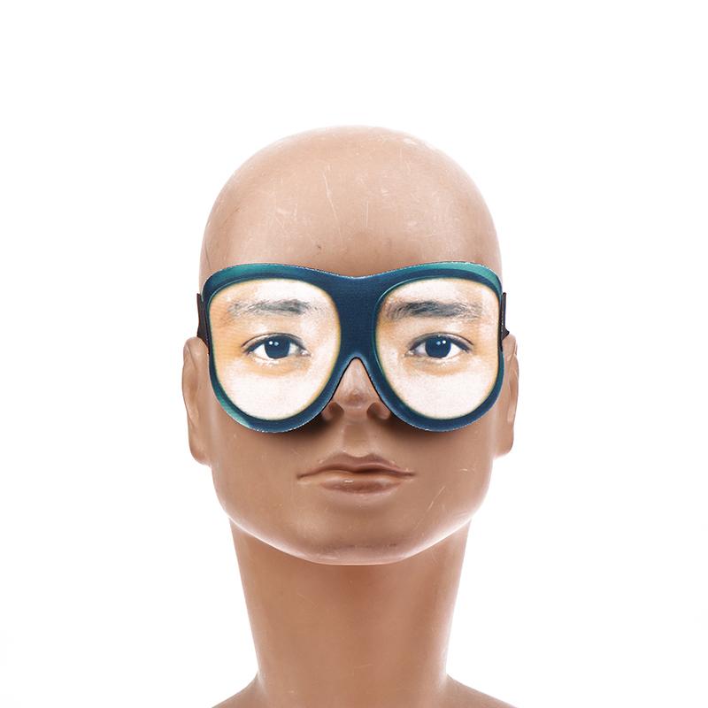 Смешная 3D маска для сна с открытыми глазами, наглазник, 3D пародийный стереоскопический наглазник для сна, мягкая дорожная повязка, креативный наглазник, средство для сна