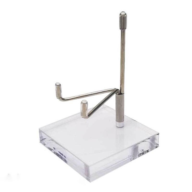 Металлическая минеральная витрина с акриловой основой для шариковой основы, каменная полка, украшение дома, ремесла