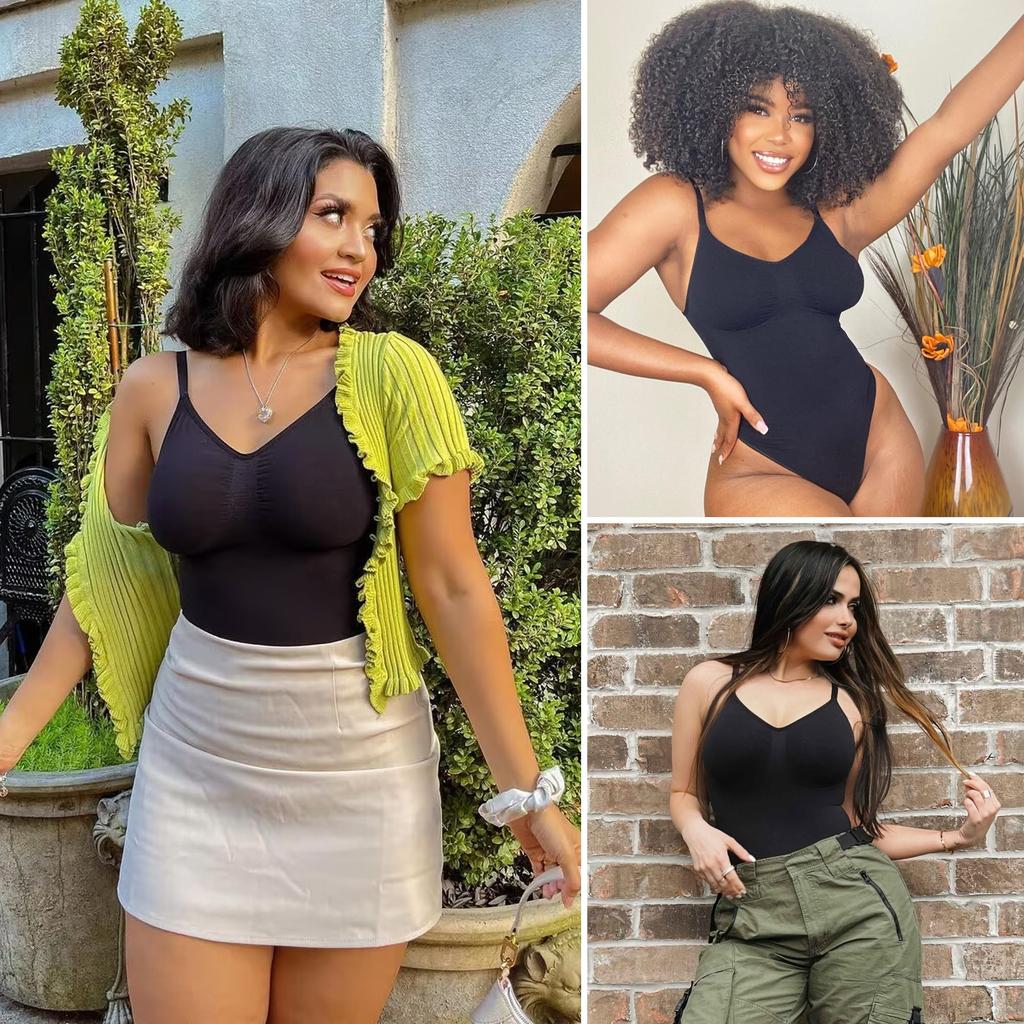 Боди-стринги для женщин Корректирующее белье для контроля живота Бесшовное формирующее белье G-образные трусики Тренер для талии Корректирующее белье для похудения Купальник с v-образным вырезом Топ на бретелях