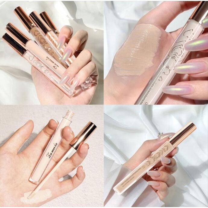 Жидкий хайлайтер-стик-консилер Жидкий осветлитель лица Sleeper Bombyx для скрытия пятен от прыщей Разглаживающая жидкость Увлажняет на длительное время Студент