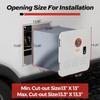 RV Tankless Water Heater Propane Gas 65000BTU with Controller/Shower Accessories