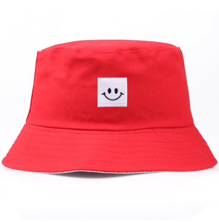 Smile Face Bucket Hat Beach Sun Hat Unisex Fisherman Hats for Summer Outdoor