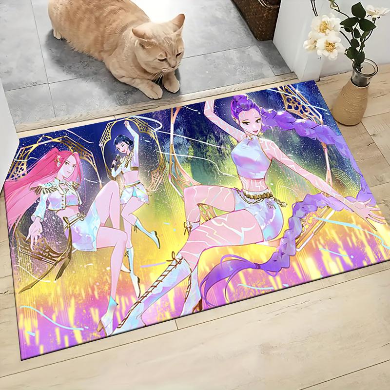 Fantasy Dance Night Carpet Rug Soft Washable Antislip Home Living Room Sofa Mats Personalized Christmas Rug