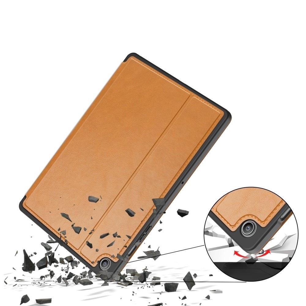 Samsung Galaxy Tab A9+ Case, Business Card and Pen Slot, Brown