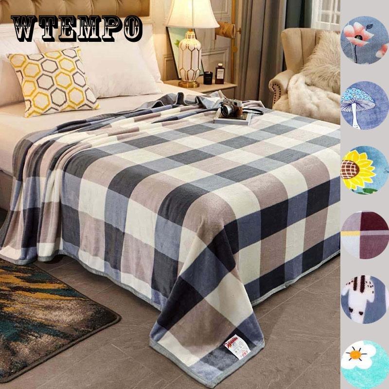 Двусторонние флисовые простыни, осенне-зимние теплые фланелевые простыни, более толстые одеяла для детей и взрослых