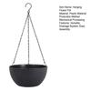 2-in-1 Hanging Flower Pot with Adjustable Chains Indoor Outdoor Plant Hanging Basket