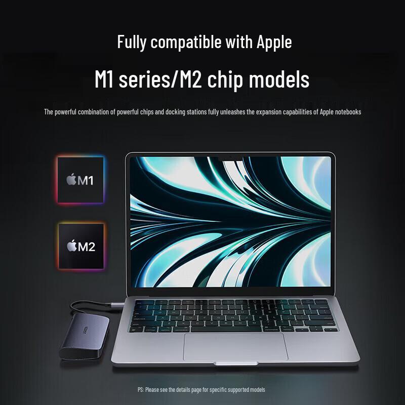 Ugreen 6-в-1 USB-C концентратор с HDMI, USB 3.0, Gigabit Ethernet, PD