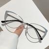 Vintage Anti Blue Light Optical Cat Eye Metal Diamond Glasses Women Luxury Brand Designer Myopia Prescription Sexy Eyewear Frame