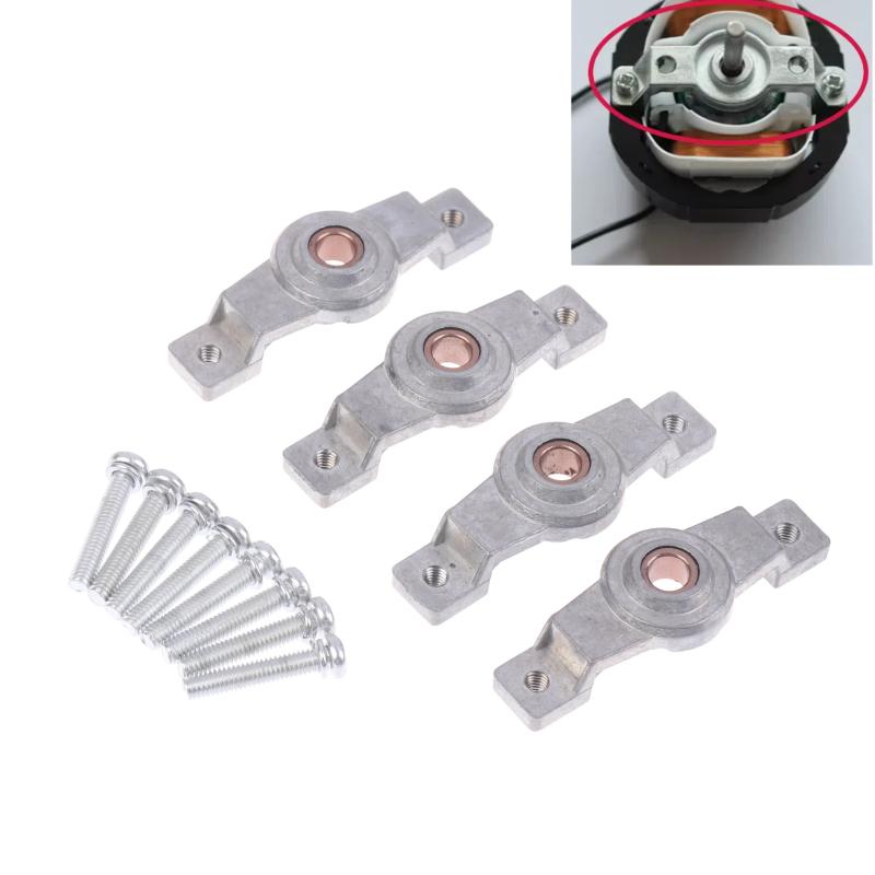2/4 шт. Кронштейн двигателя с экранированным полюсом для двигателей с закрытым полюсом Yj61 Подшипниковый узел вала Держатель Опора Крепление