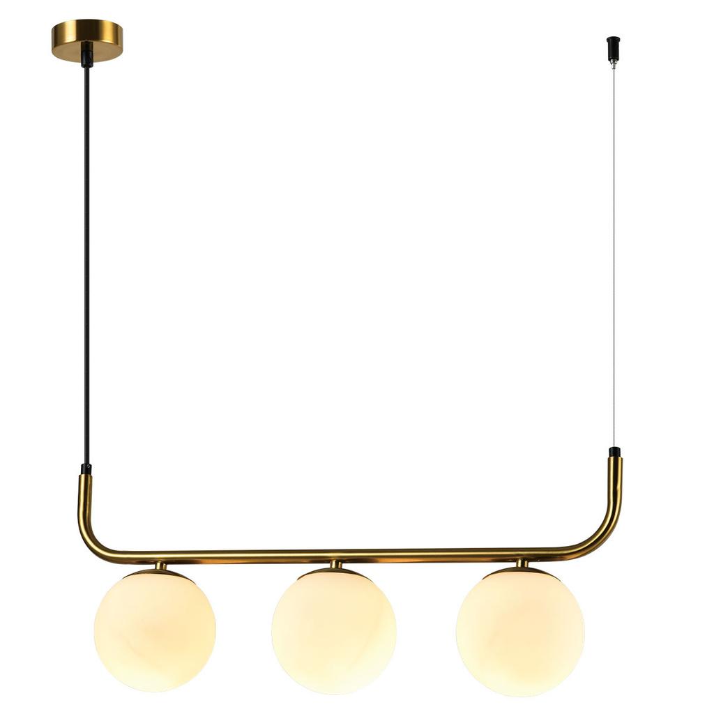 Lampa Wisząca Alisa 3 E14 Złoty Light Prestige Lp-005/3L Gd