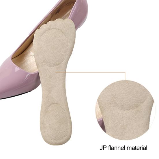 2 пары стельок для высоких каблуков. Самоклеящиеся обезболивающие, предотвращающие скольжение ног. Вставная подушечка 3/4 для высоких каблуков.
